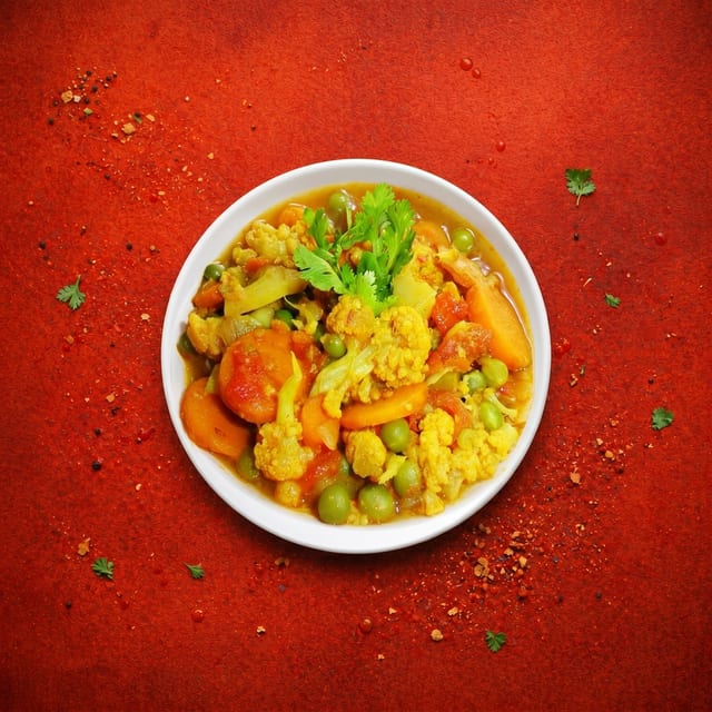 Vegetable Jalfrezi.