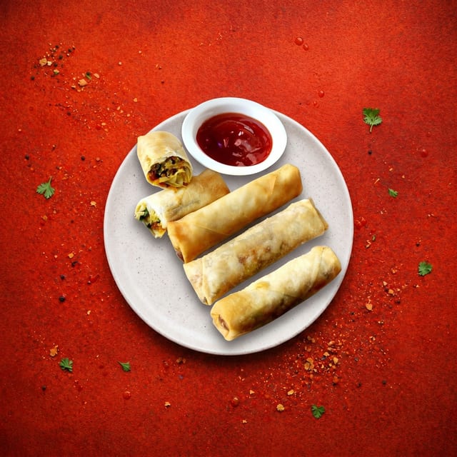 Vegetable Spring Rolls.