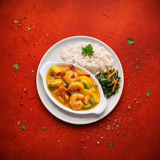 Shrimp Bhuna.