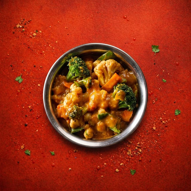 Vegetables Tikka Masala.