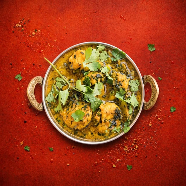 Shrimp Saag.