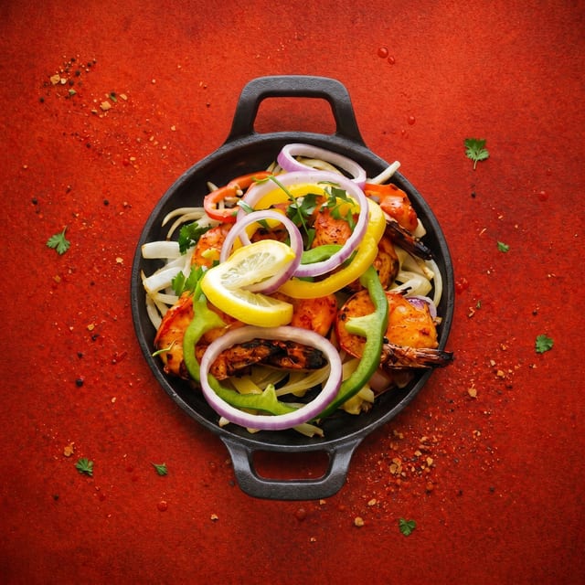 Shrimp Tandoori.