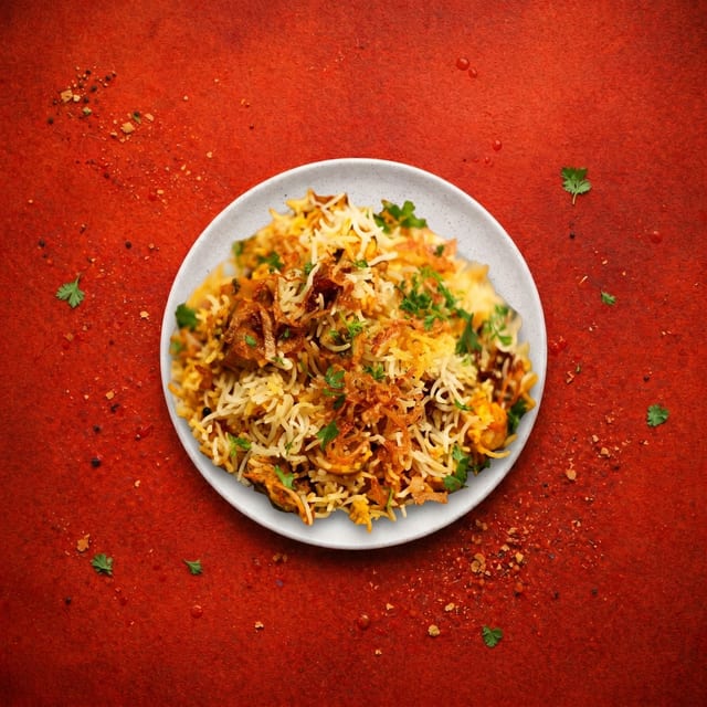 Mixed Vegetable Biryani.