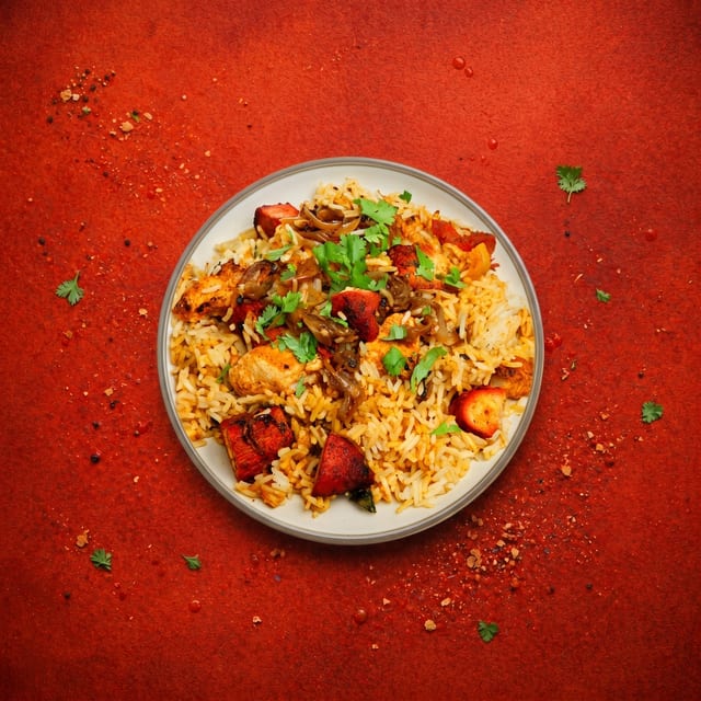 Chicken Tikka Biryani.